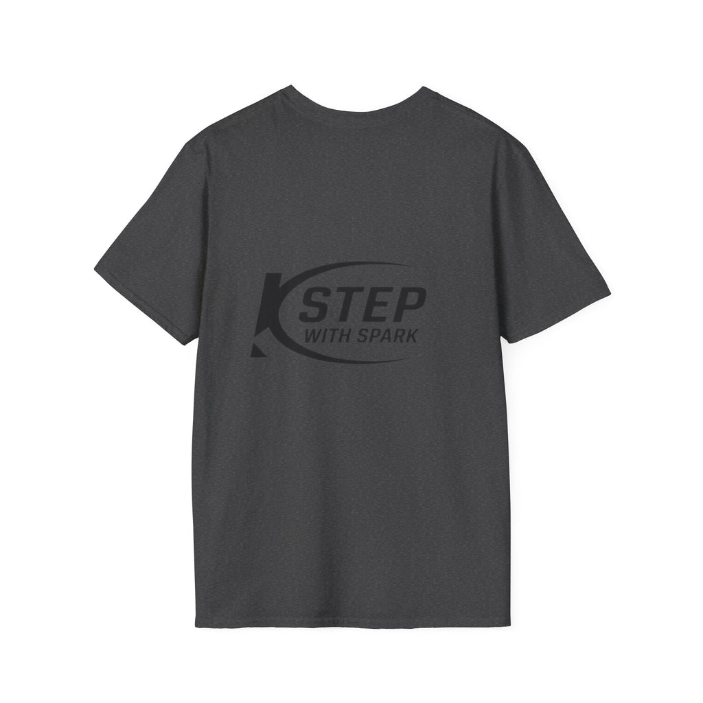 Step With Spark Logo T-Shirt — Minimal Athletic Casual Tee