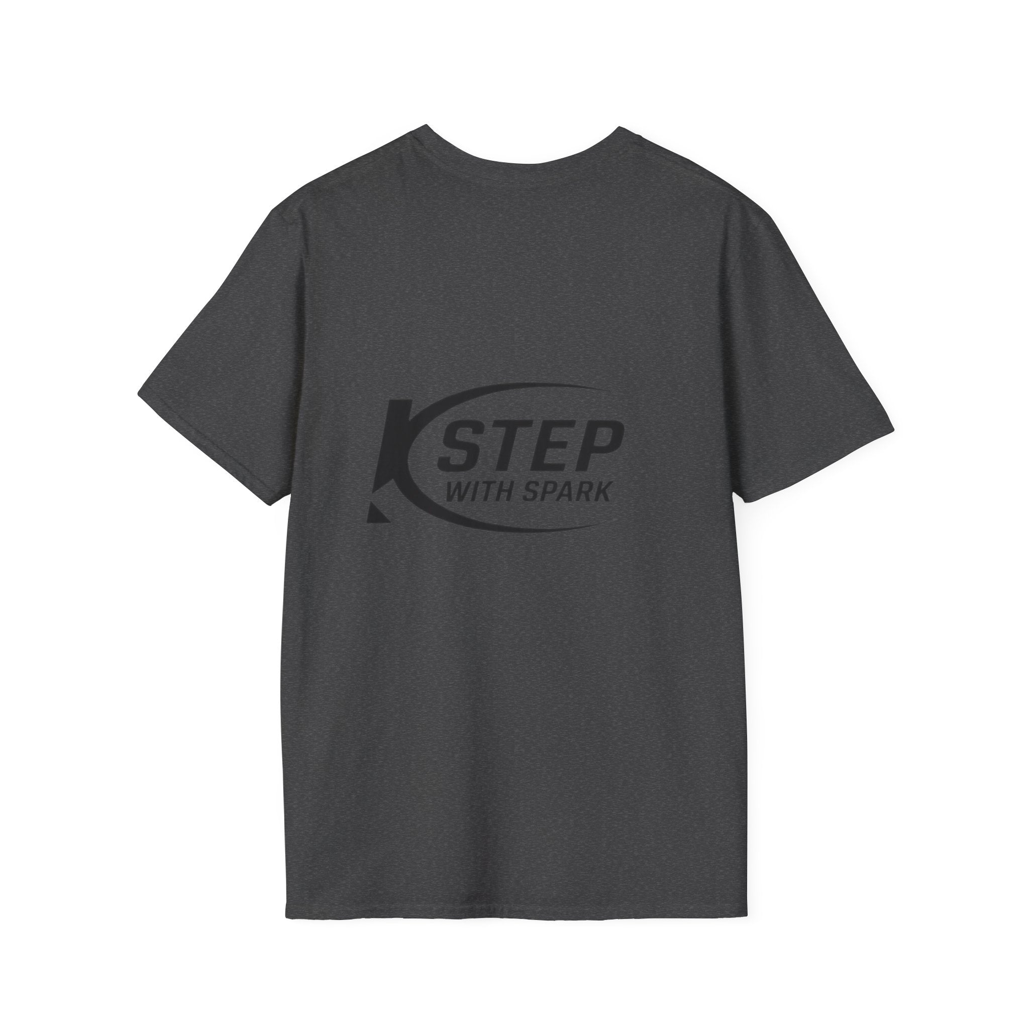 Step With Spark Logo T-Shirt — Minimal Athletic Casual Tee