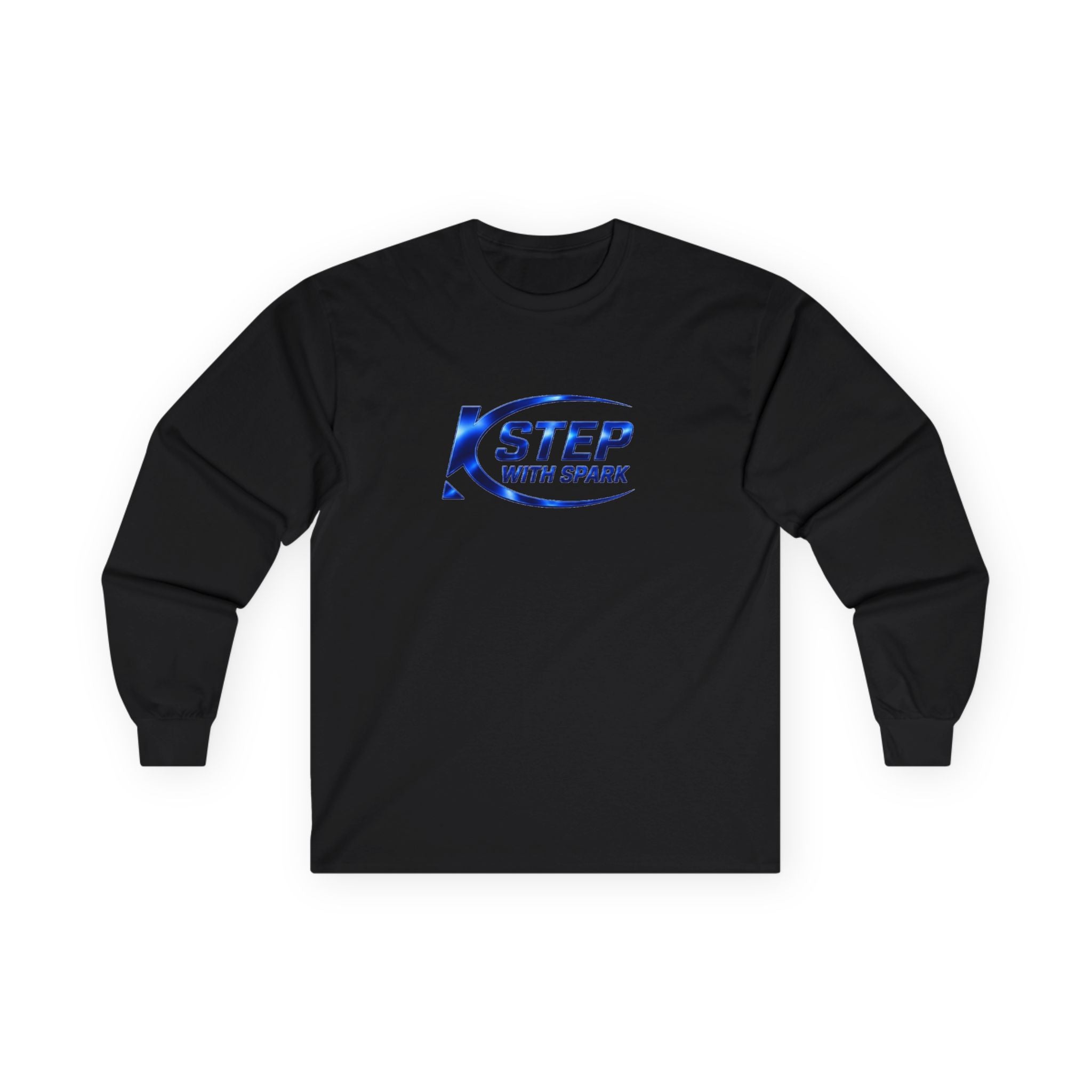 Long Sleeve Tee - "Step with Spark" Logo Athletic Casual