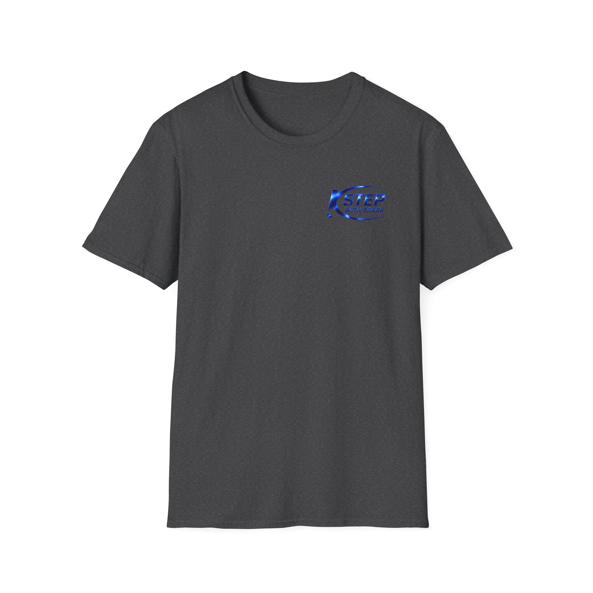 Step With Spark Logo T-Shirt — Minimal Motivational Tee