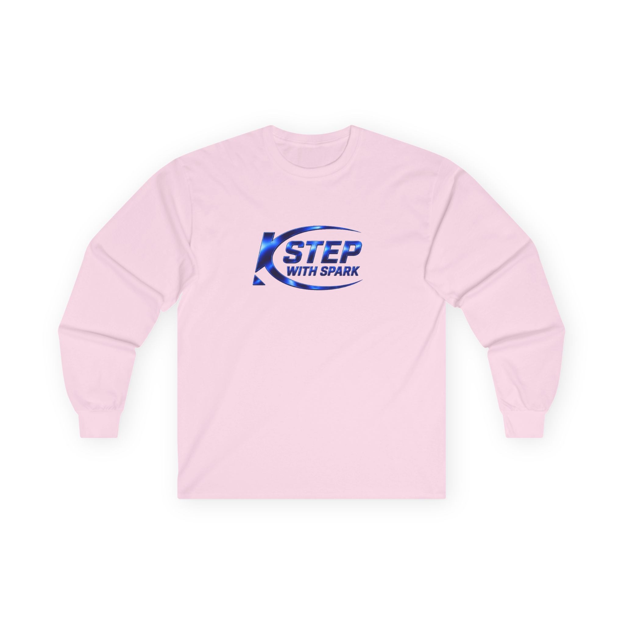 Long Sleeve Tee - "Step with Spark" Logo Athletic Casual