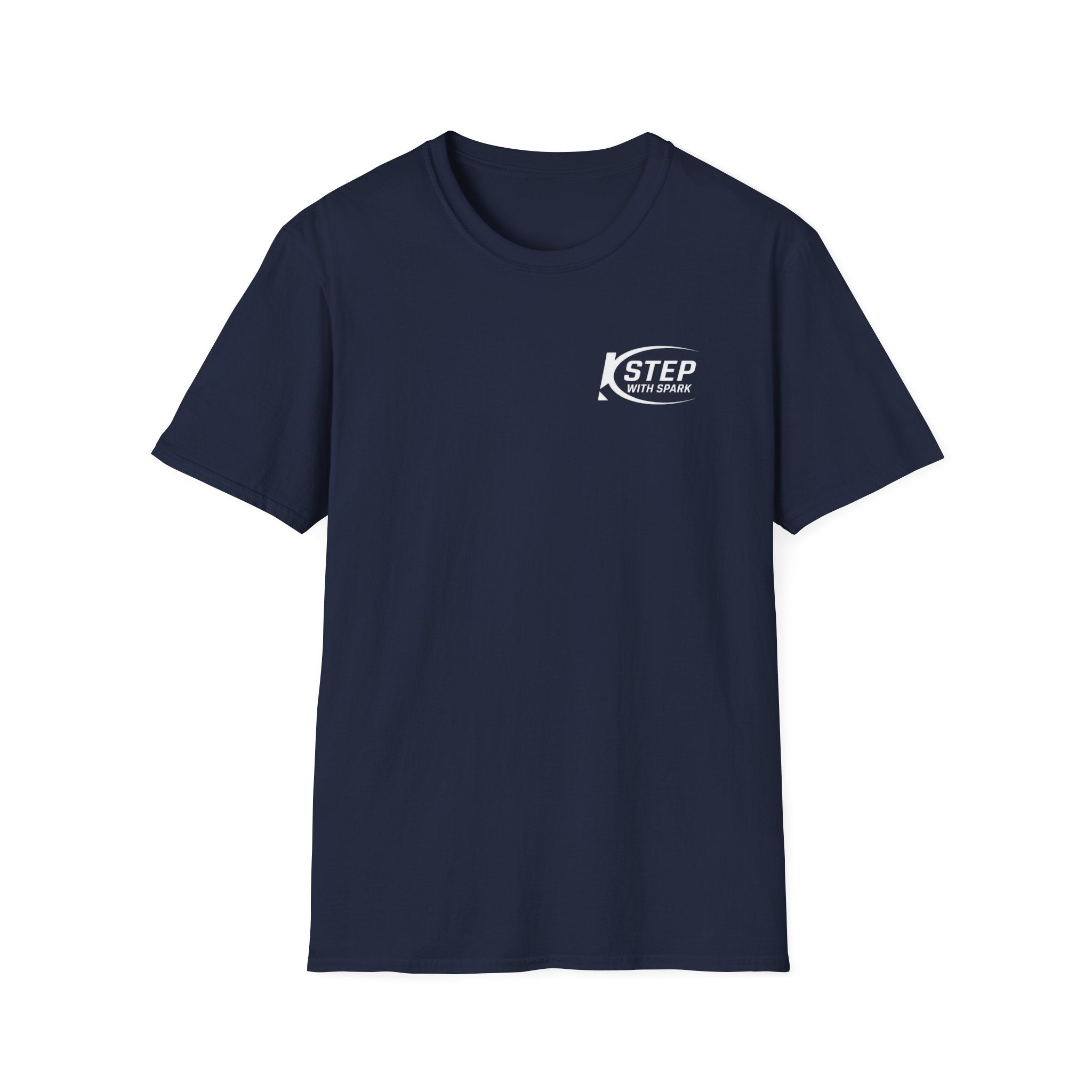 Step With Spark Logo T-Shirt — Motivational Casual Tee