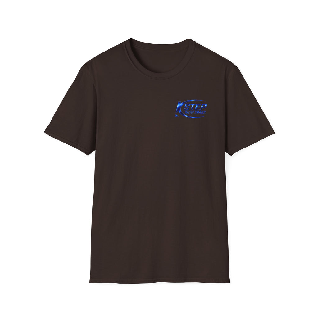 Step With Spark Logo T-Shirt — Minimal Motivational Tee