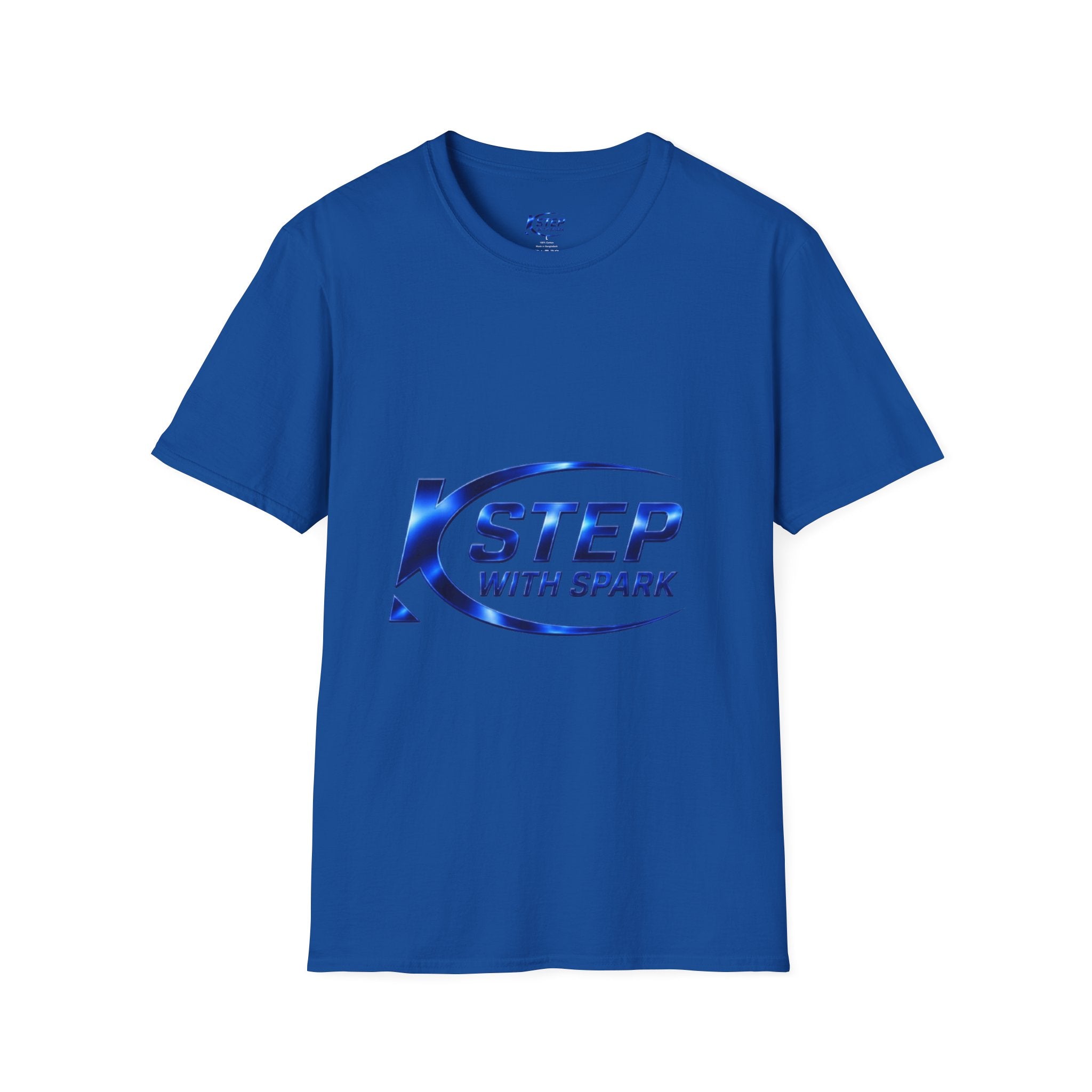 Step With Spark Logo T-Shirt — Motivational Athletic Crew Tee