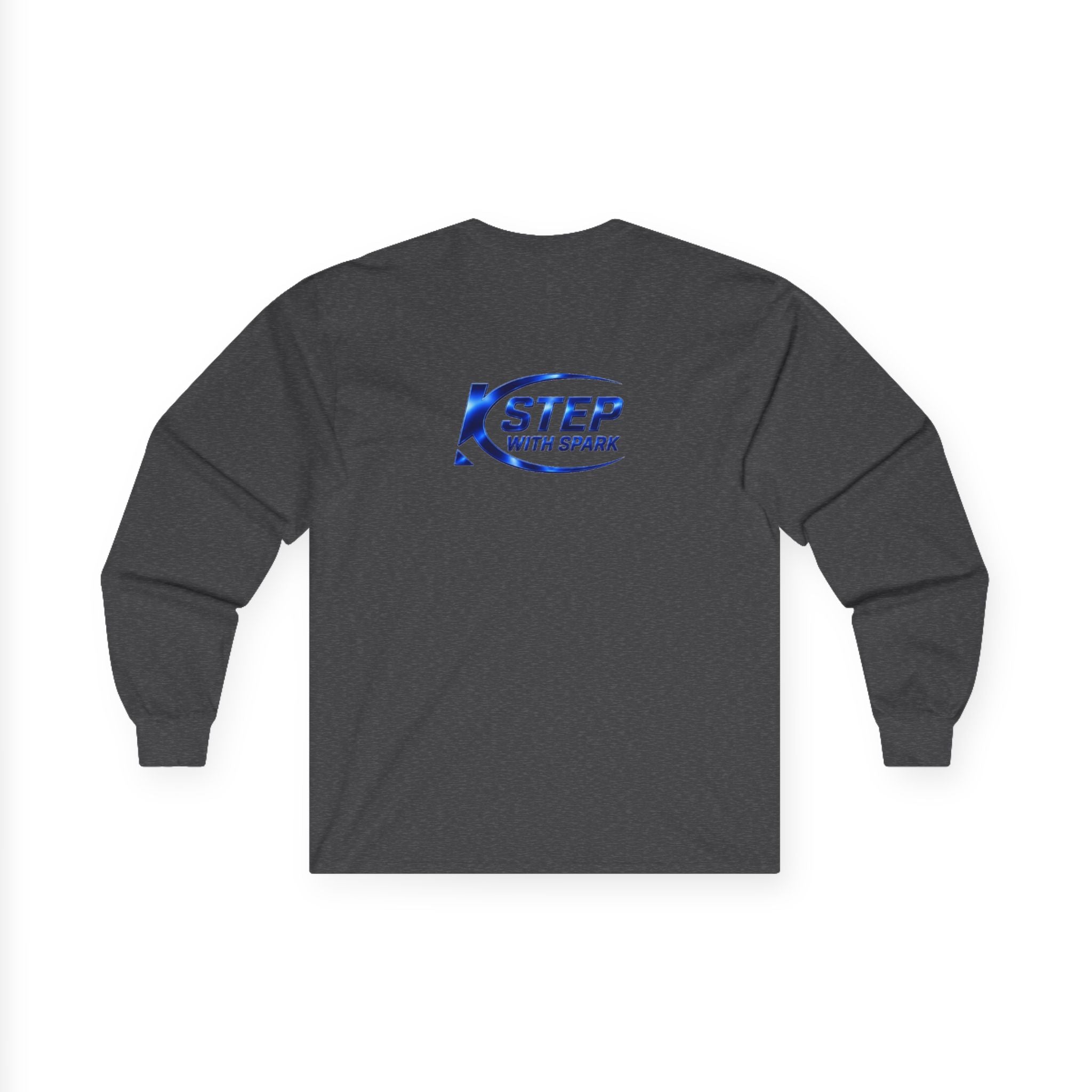 Long Sleeve Tee - "Step with Spark" Logo Athletic Casual