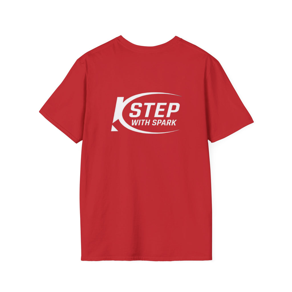 Step With Spark Logo T-Shirt — Motivational Casual Tee