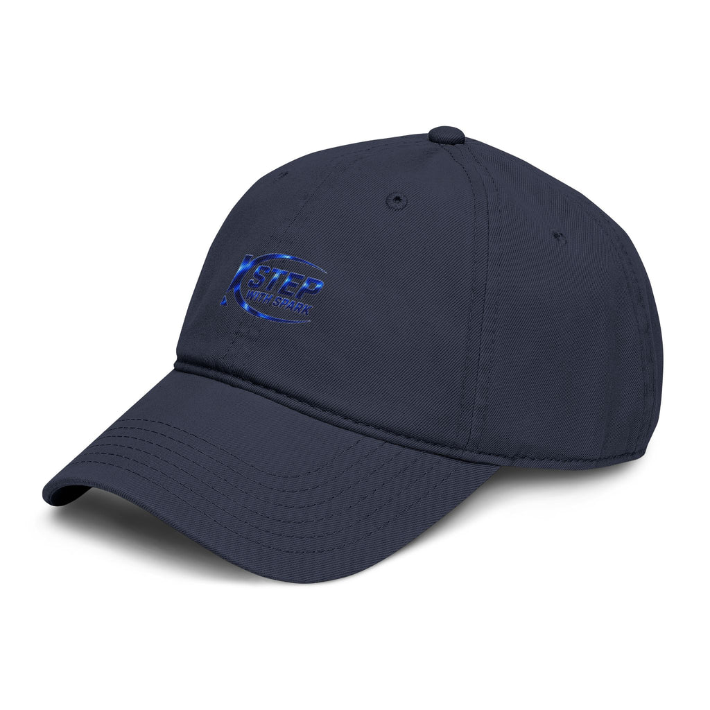 Washed Baseball Cap — "Step with Spark" Embroidered Logo Hat