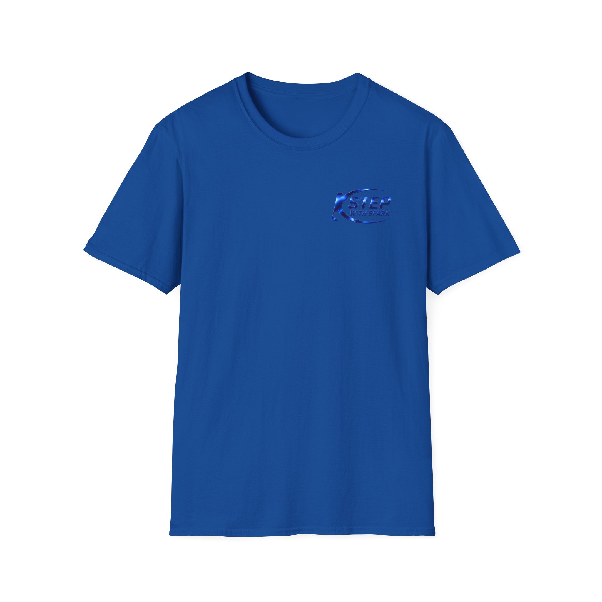Step With Spark Logo T-Shirt — Minimal Motivational Tee