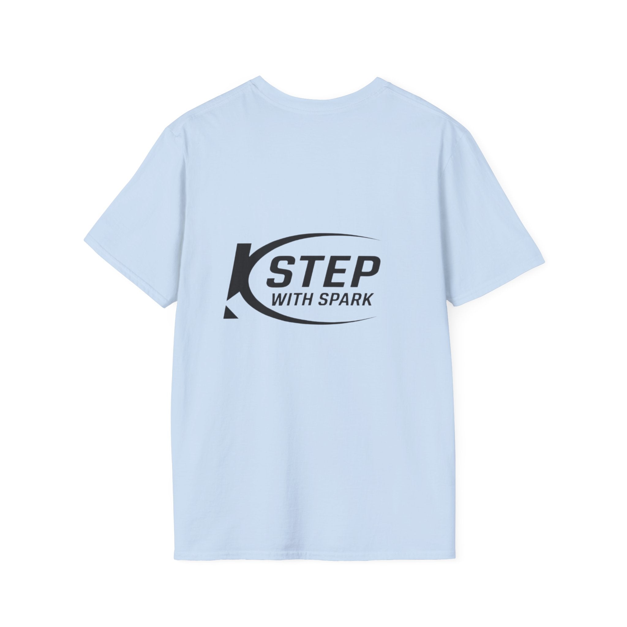 Step With Spark Logo T-Shirt — Minimal Athletic Casual Tee