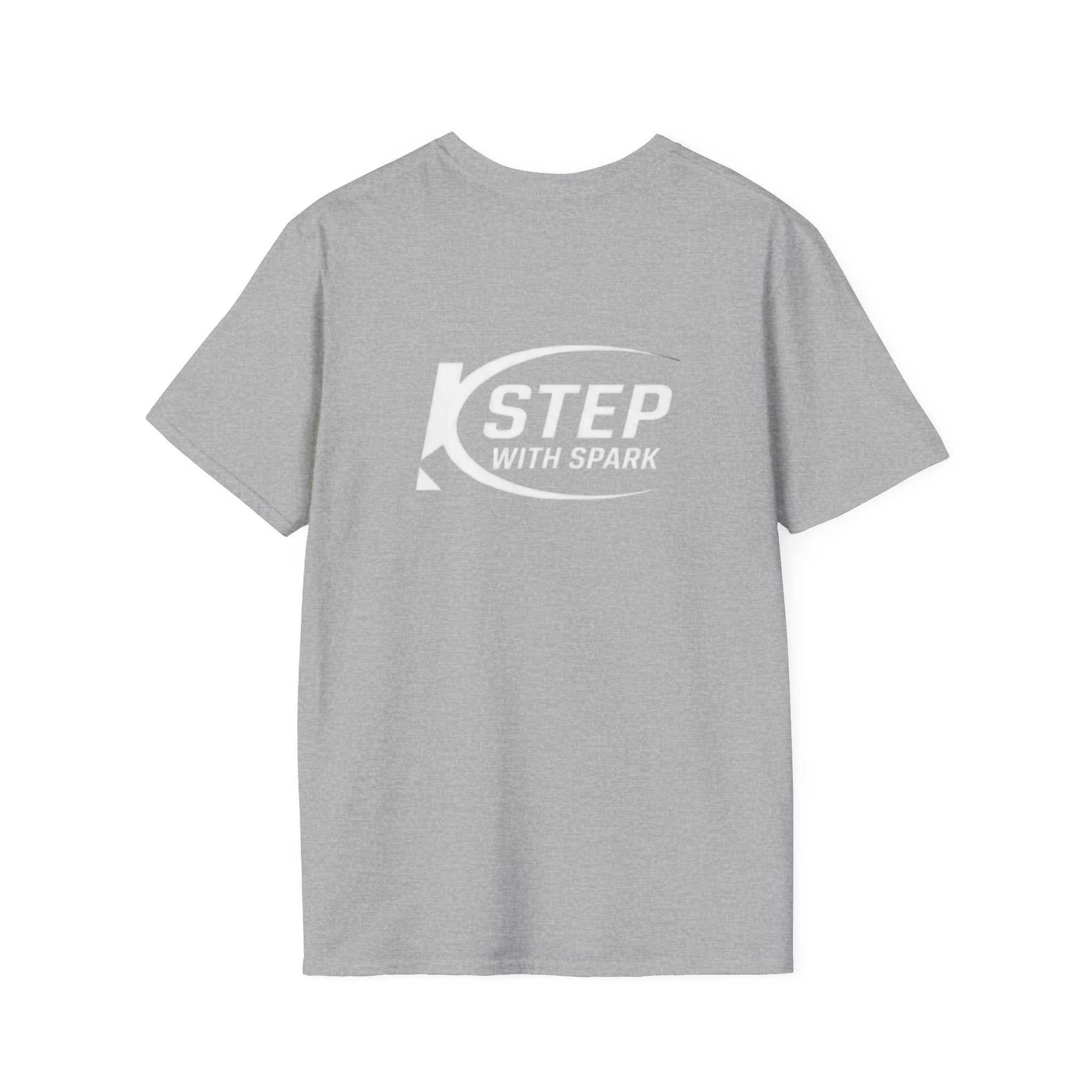 Step With Spark Logo T-Shirt — Motivational Casual Tee