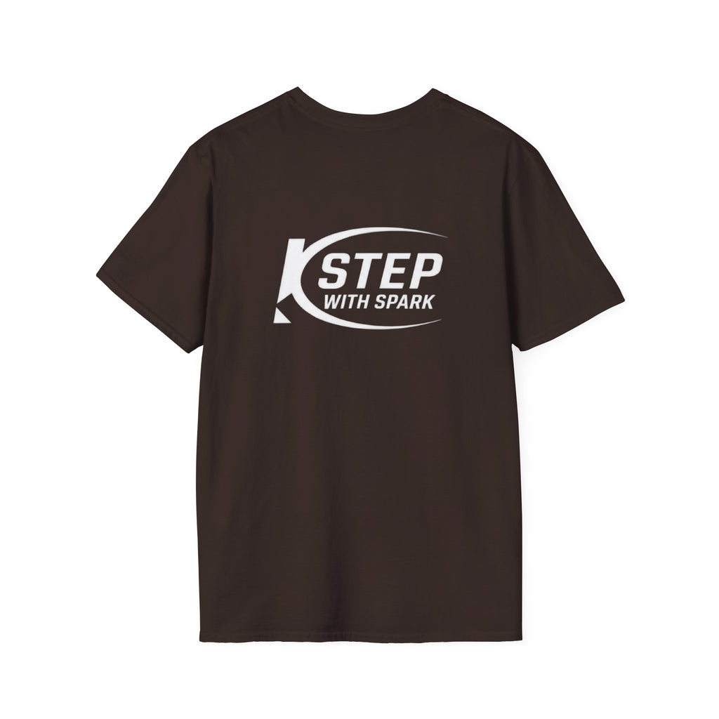 Step With Spark Logo T-Shirt — Motivational Casual Tee