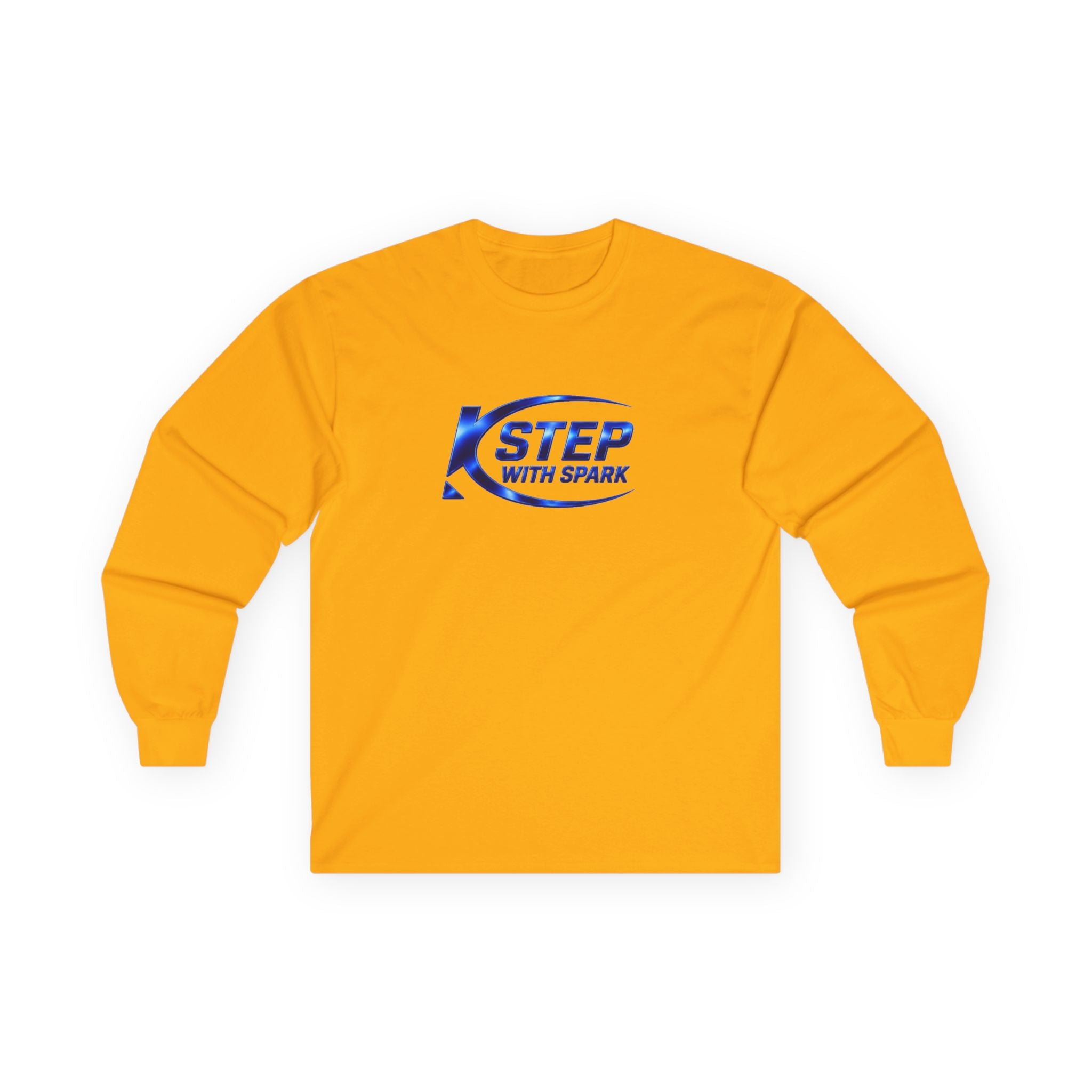 Long Sleeve Tee - "Step with Spark" Logo Athletic Casual