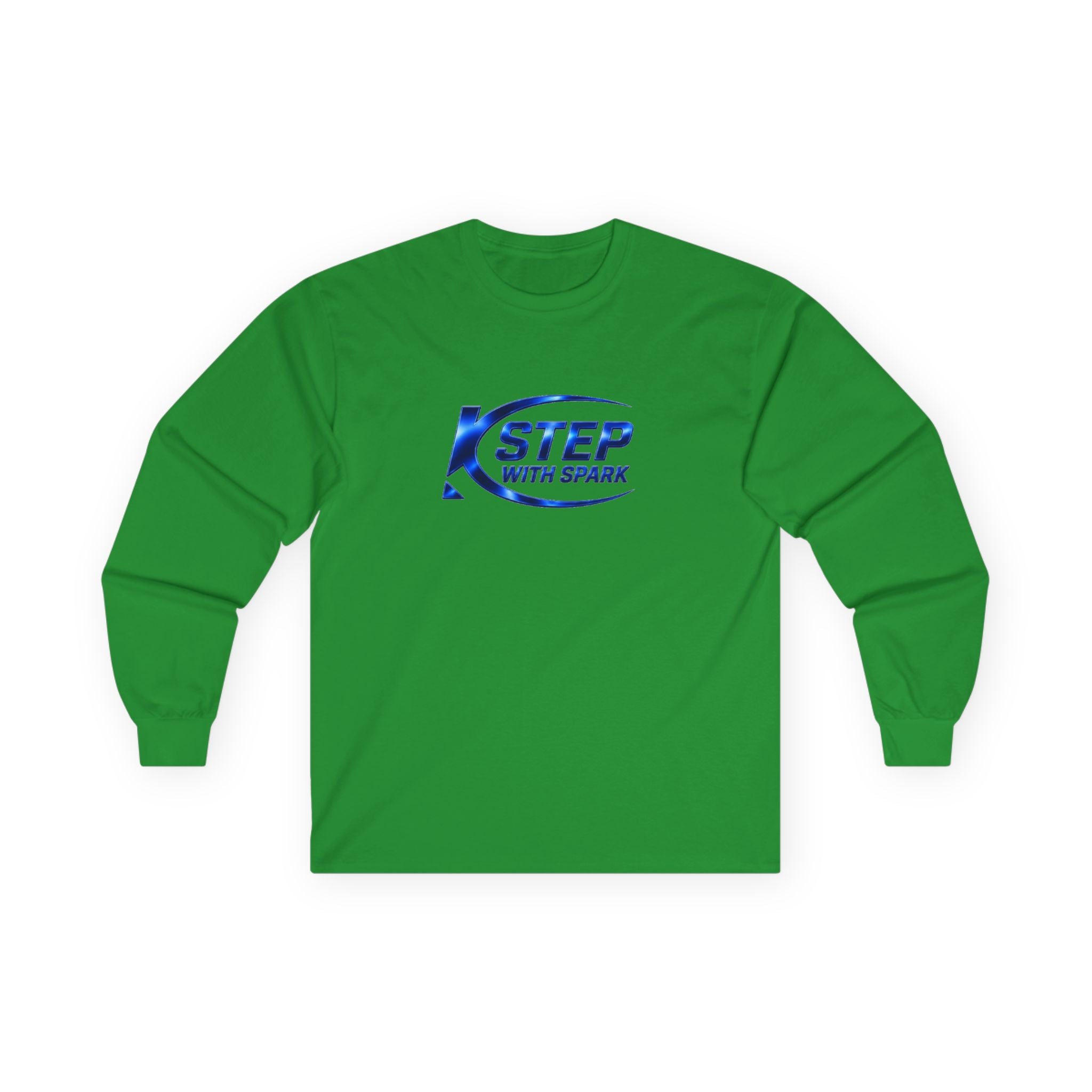 Long Sleeve Tee - "Step with Spark" Logo Athletic Casual