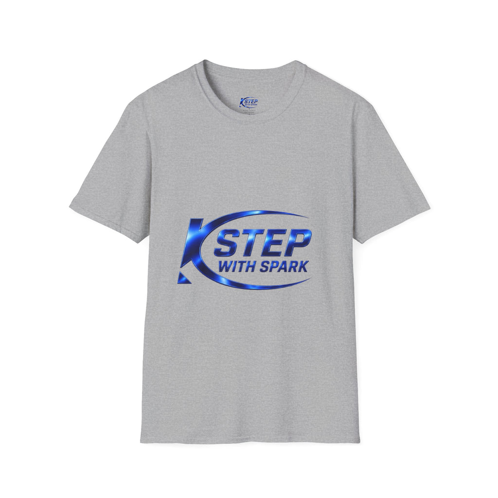 Step With Spark Logo T-Shirt — Motivational Athletic Crew Tee