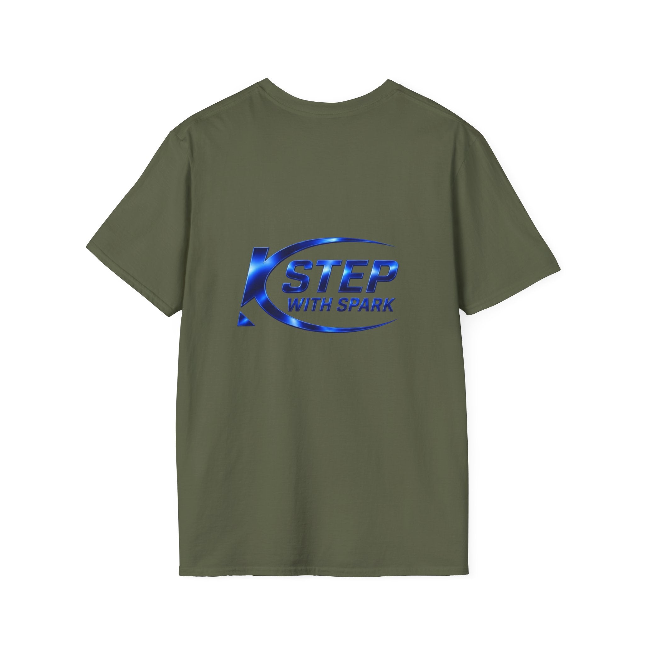 Step With Spark Logo T-Shirt — Minimal Motivational Tee